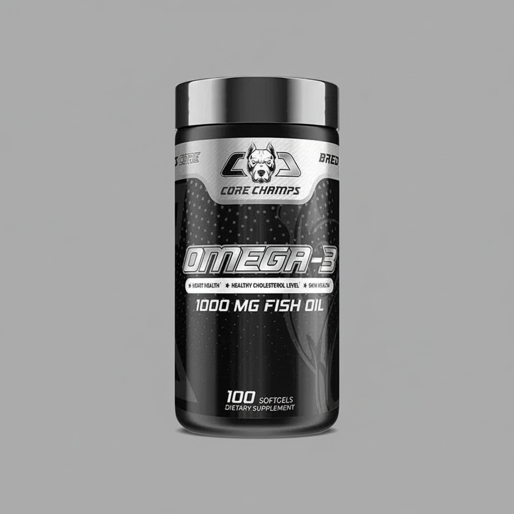 Omega-3 Fish Oil – 100 Softgels | Core Champs