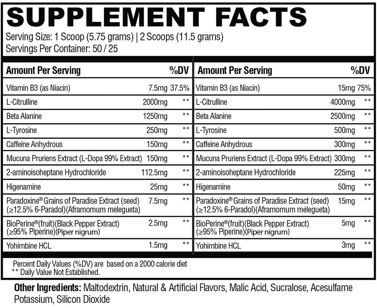 Convict Pre-Workout – CondeMNed Labz