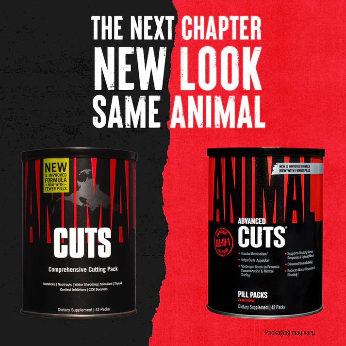Animal Cuts (New Packing) – 42 Packs | Universal Nutrition