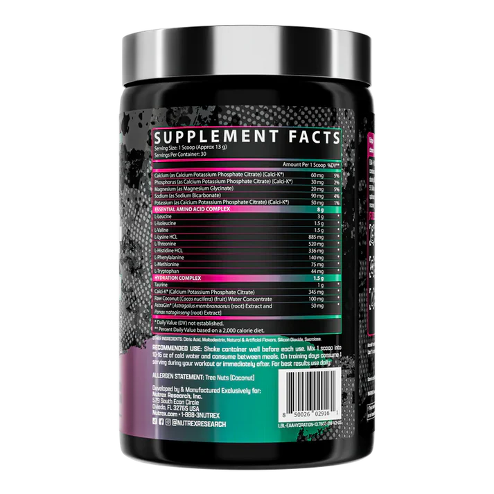 EAA + Hydration – 30 Servings | Nutrex Research