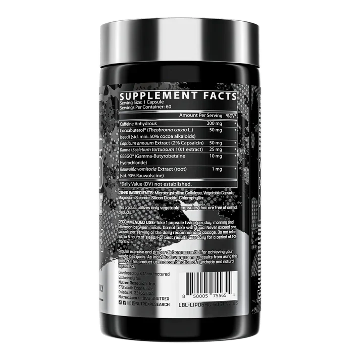 Lipo-6 Hardcore (New) – 60 Caps